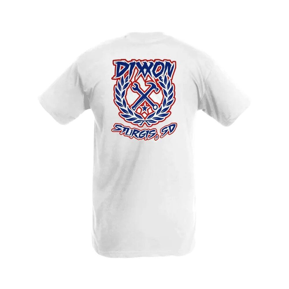 Dixxon Flannel Co Graphic T‎ Shirt Men's 3XL Sturgis White Cotton Made USA